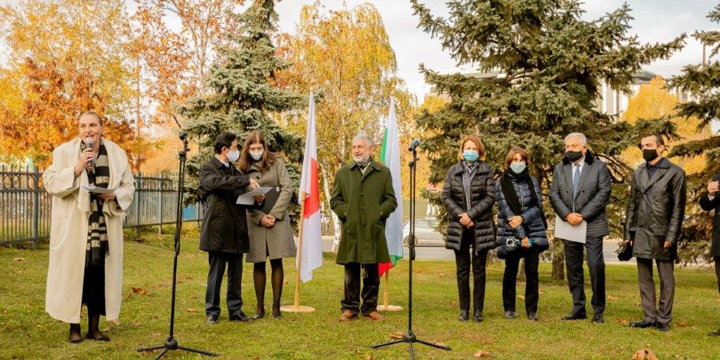 Unveiling the SUN DANCE sculpture in Sofia with the support of JBBA member companies in Bulgaria